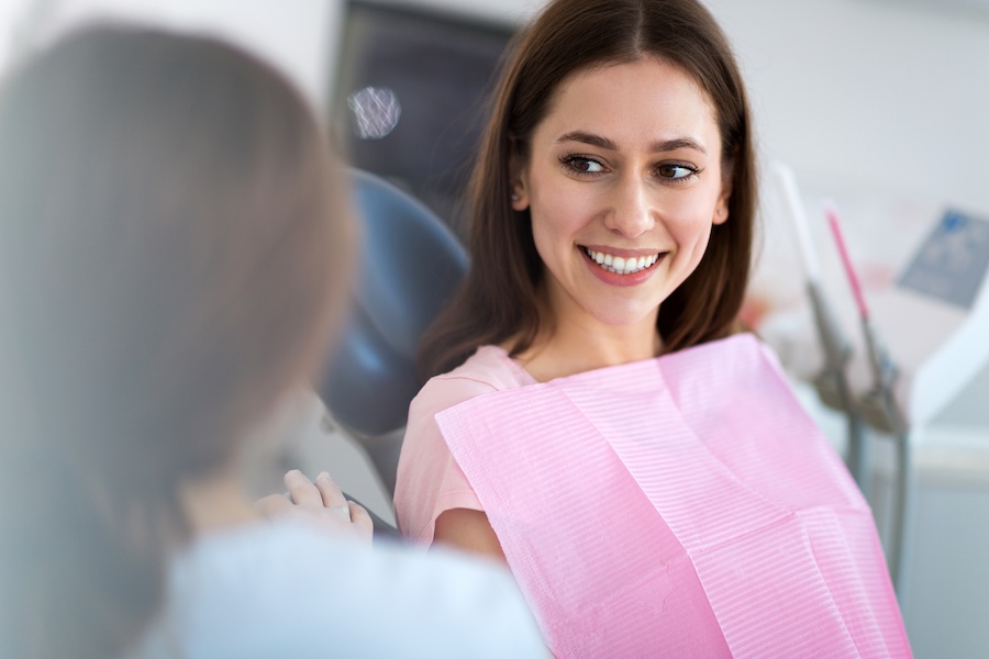 high-risk dental patient in dental chair