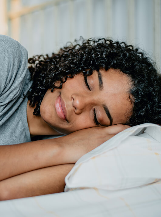 sleeping woman