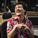 man with cerebral palsy, which can make oral hygiene challenging, disabilities